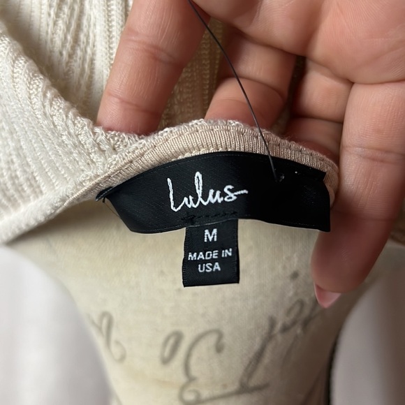 Lulus Bodysuit Tank Top Wrap Around Thong Bottom New size Medium - Picture 5 of 6